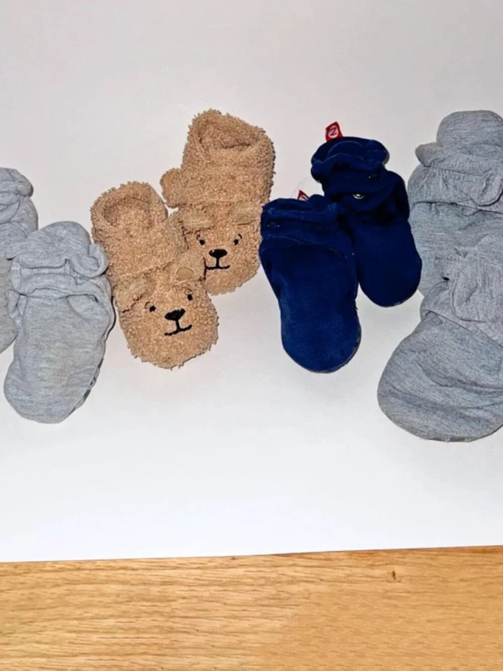4 Pairs Baby First Walker Shoe Bundle Zutano M&S 12-18M